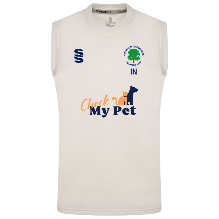 OVINGTON CC Blast Sleeveless Cricket Sweater