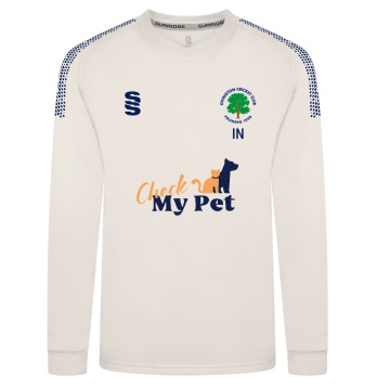 OVINGTON CC Blast Long Sleeve Cricket Sweater